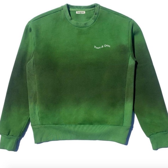limited release peace & quiet tie dye crewneck